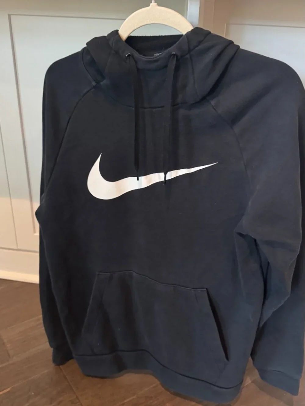 Nike Dri-Fit Fleece Pullover Sweatshirt Hoodie Grey Men's CZ2425-010